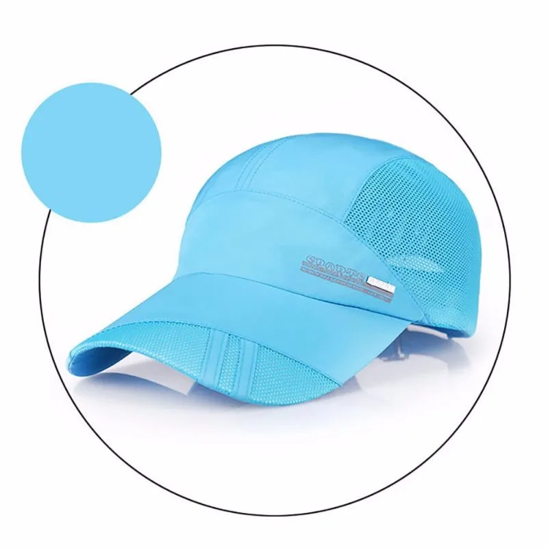 Unisex Summer Outdoor Sport Hat Running Visor cap Hot Popular Baseball Sport Caps Outdoor Adjustable Hat