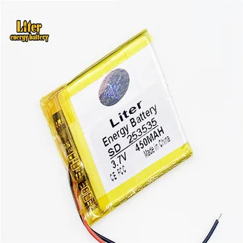 

Lithium Polymer Battery 253535 3.7v 450mah With Board For MP3 Mp4 MP5 Gsp Digital Products