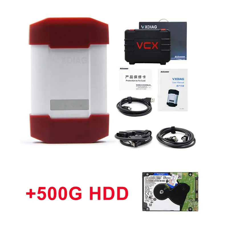 VXDIAG VCX плюс для SUBARU SSM3/SSM4 OBD диагностический инструмент для SUBARU,04 мульти автоматический диагностический сканер для 12 v/24 v бензиновое дизельное топливо - Цвет: Vcx VXDIAG HDD 500G