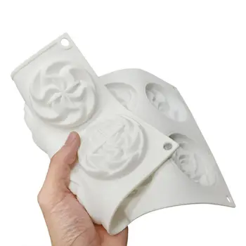 

8 Cavity Flower Silicone Mold Fondant Mousse Cake Chocolate Decorating Baking