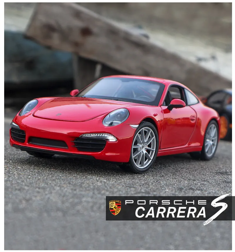 Welly 1:24 Porsche 911 CARRERA S автомобиль сплав модель автомобиля моделирование автомобиля украшение коллекция Подарочная игрушка Литье под давлением модель игрушка для мальчиков