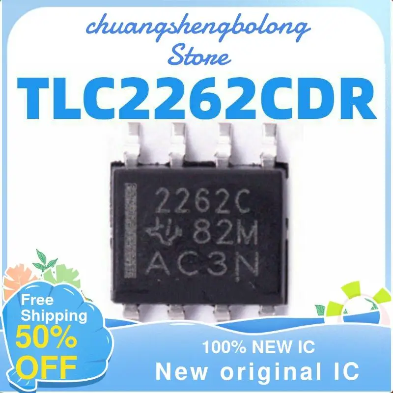 

10 шт., TLC2262CDR TLP2262C 2262C SOP8 nuevo original