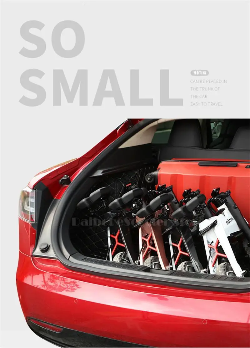 New 7 Inch Folding Electric Bike 2 Wheels Electric Scooters 37V 350W Lightest Mini Adult Electric Scooter With Two Batteries (33)