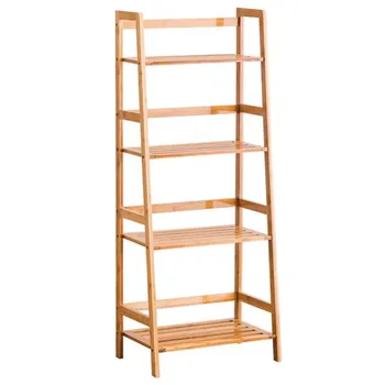 

[48*30*119CM] T-Shaped Bookshelf Wood Color Living room Storage Shelf Bathroom Storage Rack Holder Bookshelf