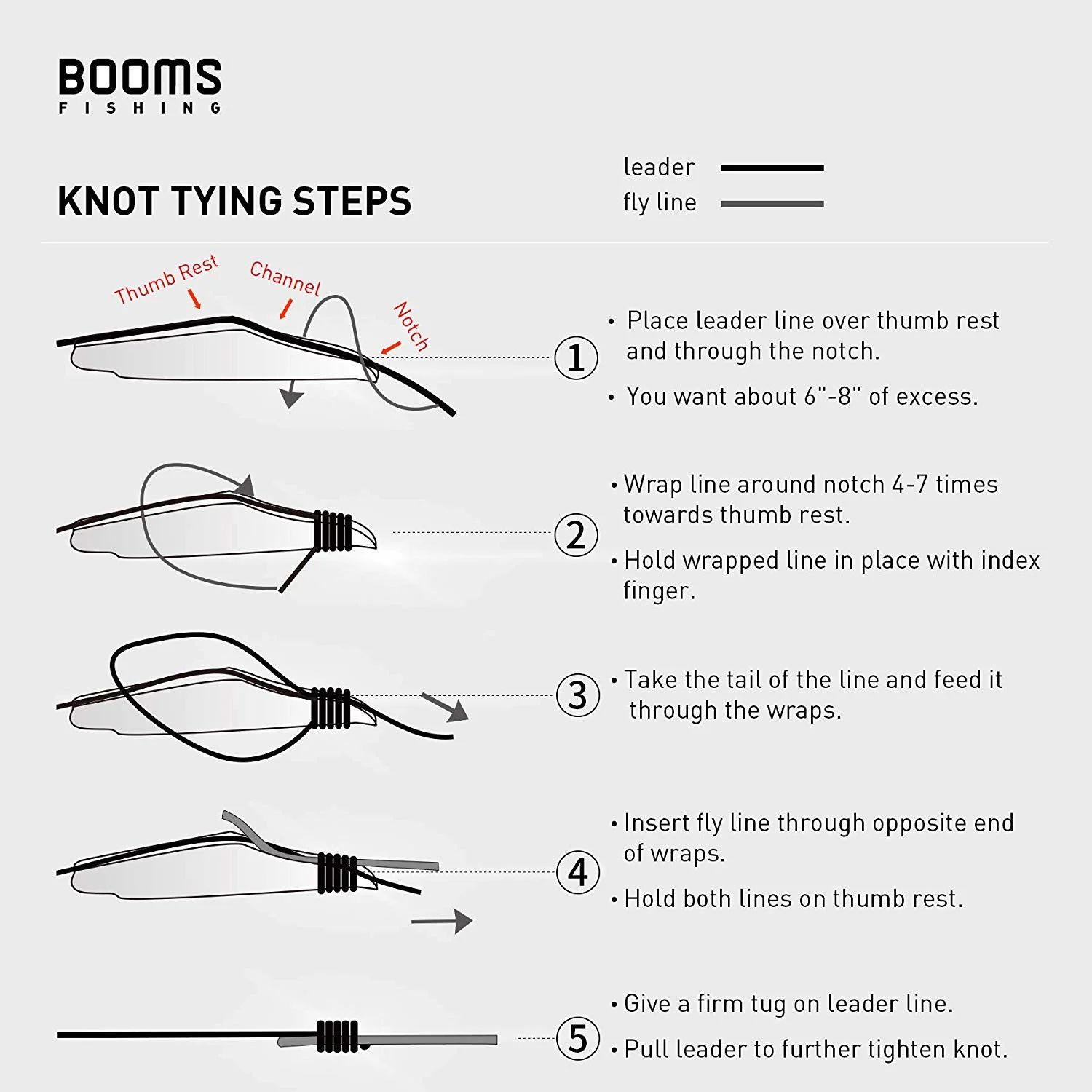 Booms Fishing Quick Knot Tying Tool Fly Fishing Line Scissors Cutter  Clipper Nippers Fast Knotter Tie Zinger Retractor Tackle