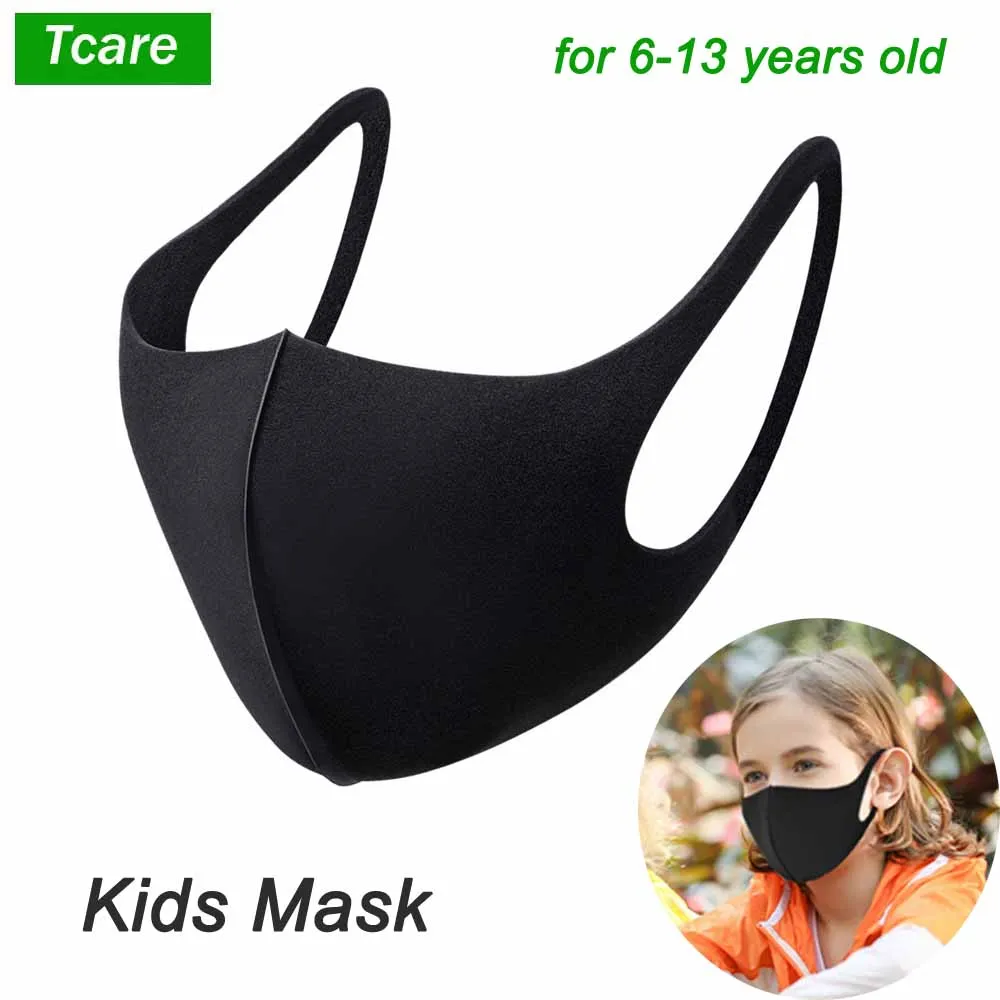 

3Pcs/Lot For 6-13 Years Kids Children Mouth Mask Anti Pollution Mask PM2.5 Air Dust Face Masks Washable and Reusable Mouth Cover