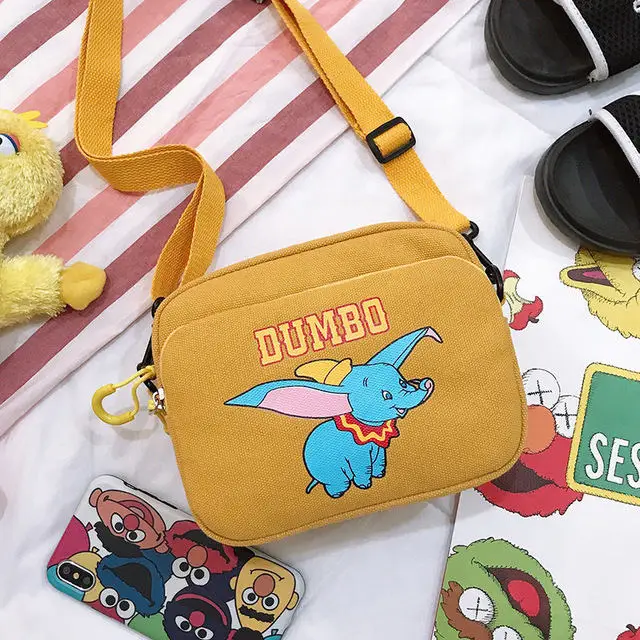5 Disney Dumbo Холст мультфильм леди сумка женская модная сумочка подарок косметичка кошелек сумка для покупок - Цвет: 5