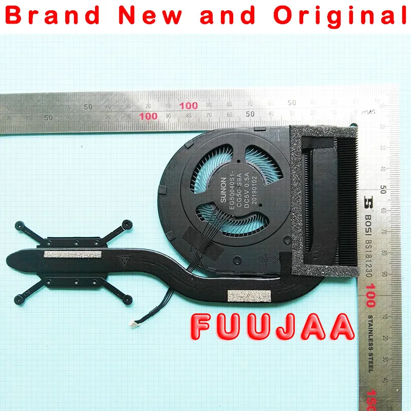 

New original cpu cooing heatsink with fan cooler for Lenovo T490S radiator 01AY995 EG50040S1-CG50-S9A