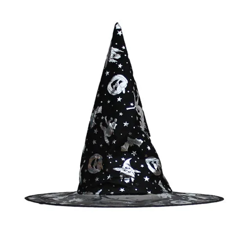 Halloween Articles Ball Performance Cosplay Witch Mantle Accessories Wizard Hat Magic Hat Gauze Cap Witch Cap