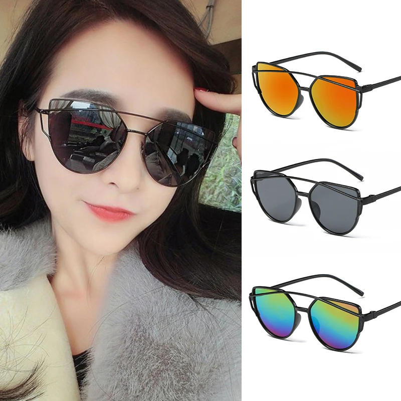 Брендовые дизайнерские солнцезащитные очки кошачий глаз женские винтажные