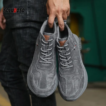 

Industrial Work Boots Safety Shoes Steel Toe Indestructible Shoes Men Breathable Outdoors Anti Smashing Puncture Proof Security