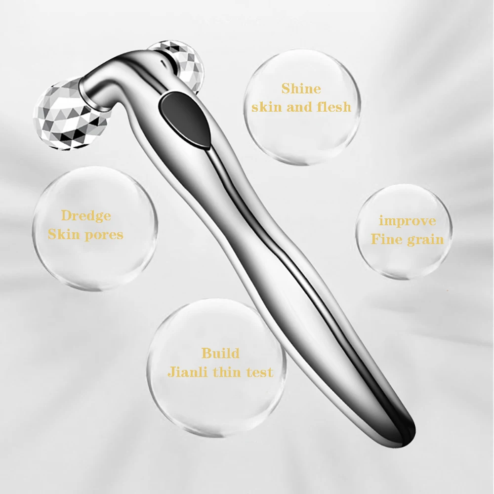 

Micro-current Face Massage 3D Roller Massager 360 Rotate Thin Face Body Shaping Relaxation Lifting Wrinkle Remover Facial Massag