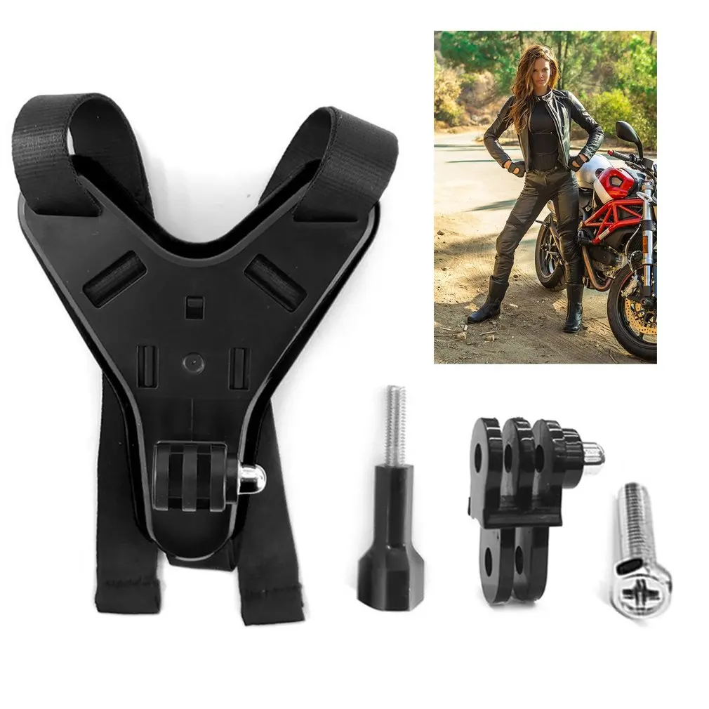 Полное лицо шлем подбородок держатель для GoPro Hero 7 SJCAM мотоциклетный шлем подбородок подставка для GoPro 6/5 аксессуары для камеры