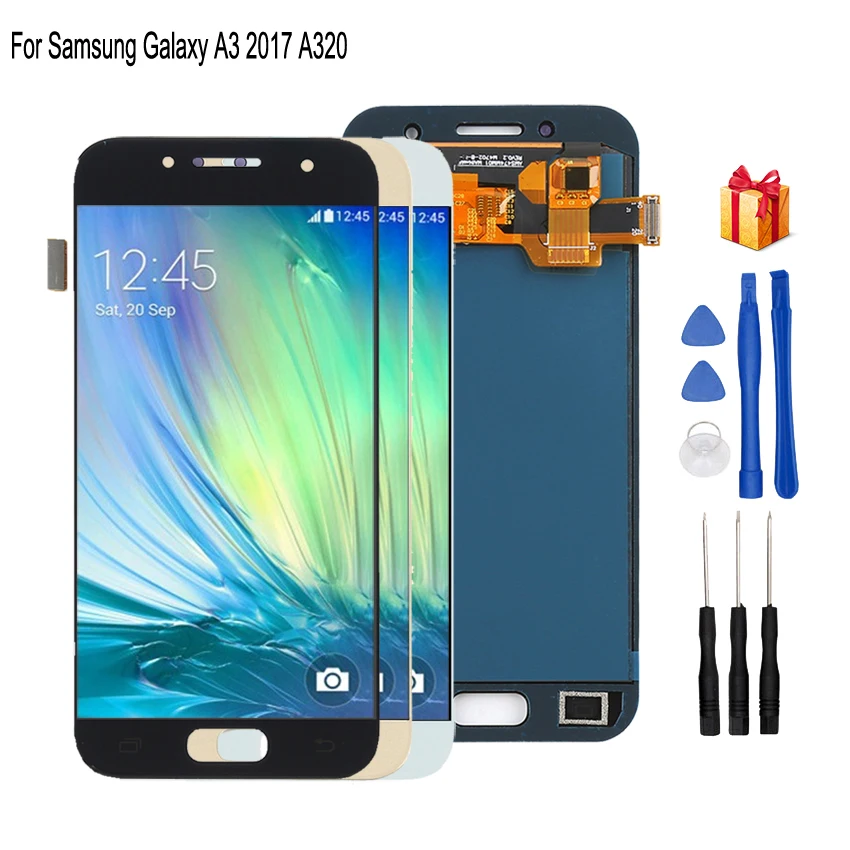 Для samsung Galaxy A3 a320 ЖК-дисплей сенсорный экран дигитайзер Замена для samsung A320F SM-A320F ЖК-экран