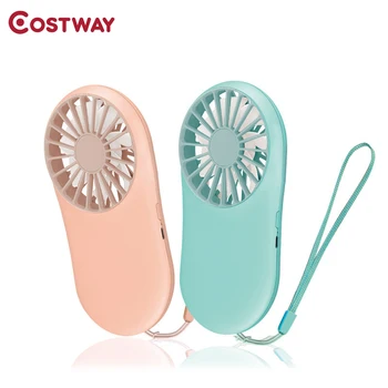 

COSTWAY Portable Hand Fan Usb Rechargeable Handheld Mini Fan