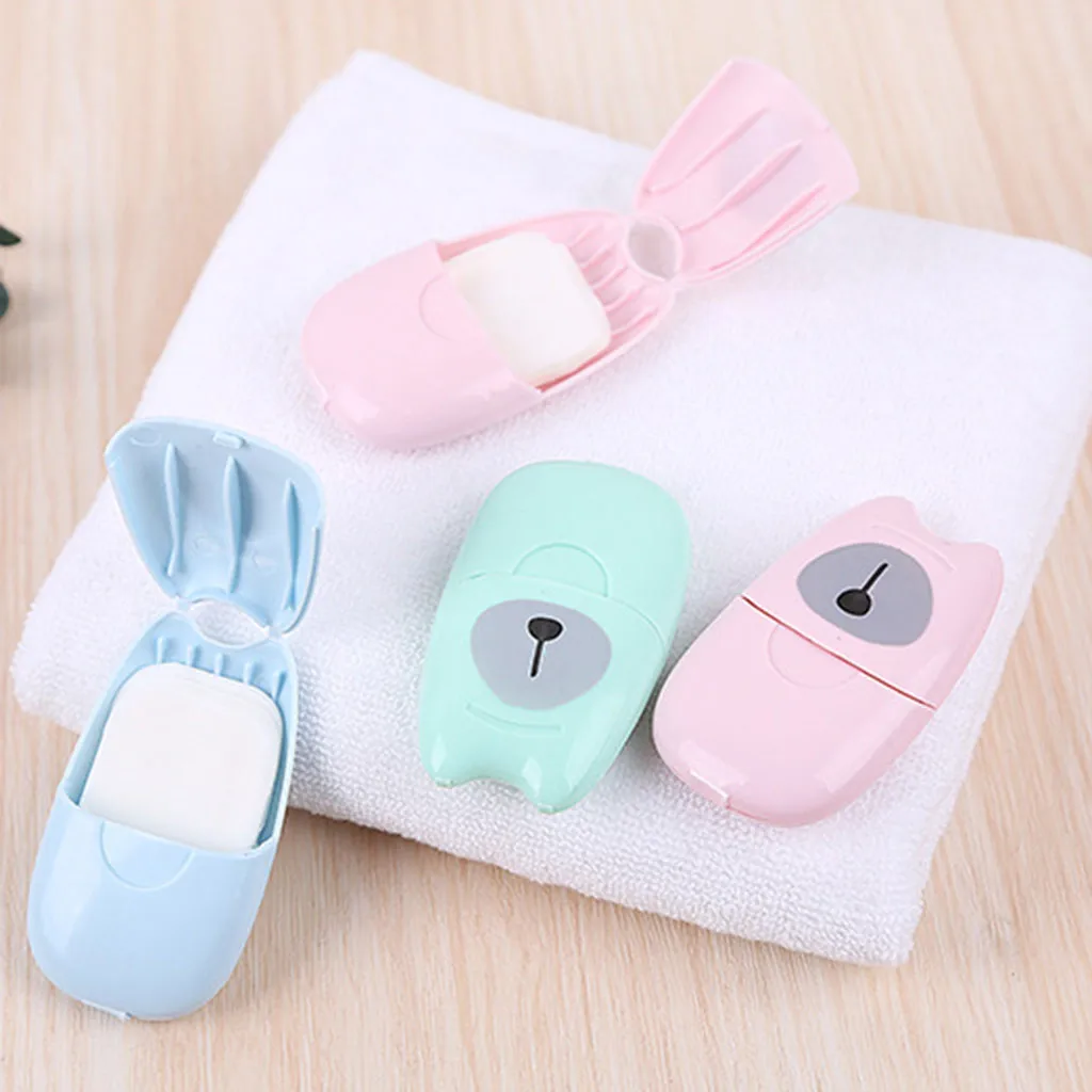 Travel Disposable Soap Tablets Boxed Soap Paper Portable Small Soap Tablets Oct#01