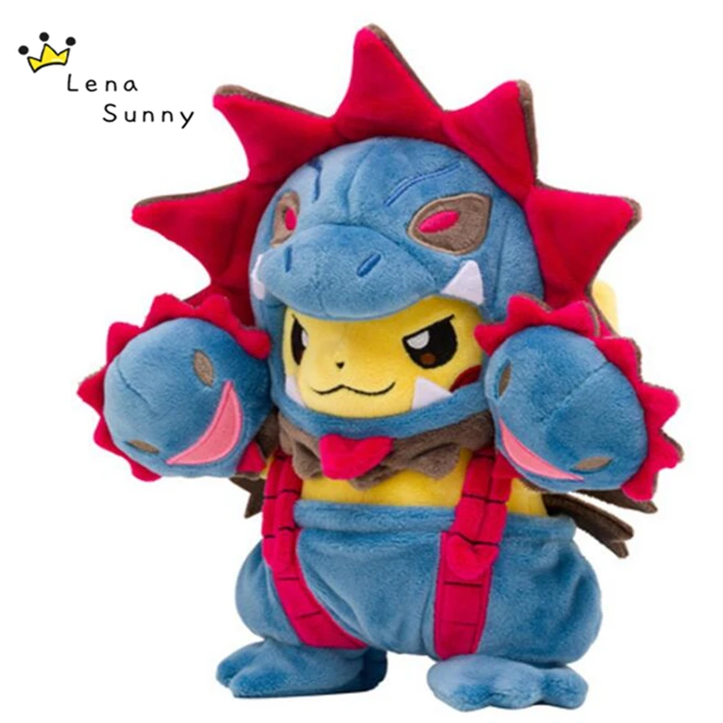 7 разные Стили Аниме Пикачу Косплей Hydreigon Tyranitar Charizard Snorlax Peluche Плюшевые игрушки Рождественский подарок для детей