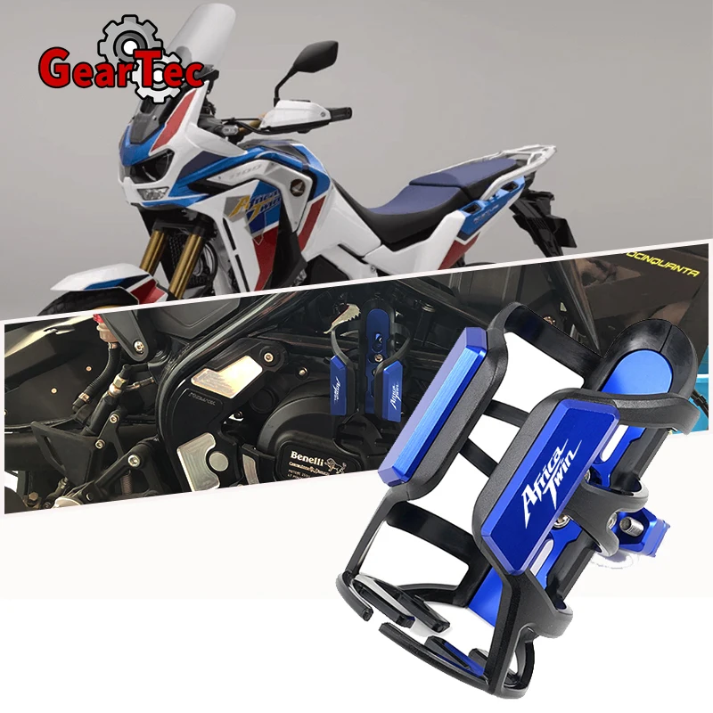 

Алюминиевый держатель для бутылки с водой для Honda Africa Twin CRF1000L CRF 1100L XRV 750 аксессуары для мотоциклов CNC