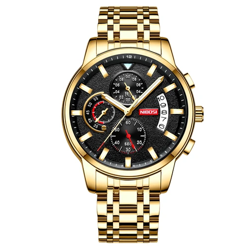 Часы мужские Relogio Masculino NIBOSI мужские часы лучший бренд класса люкс известная Мужская мода Повседневное платье часы военные кварцевые наручные часы Saat - Цвет: 10