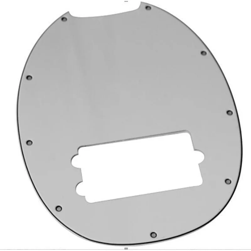 

Bass Pickguard MusicMan Stingray MM4 Scratch Plate for Music Man MM2 4 String Guitar Parts,White 3 Ply Pickguard