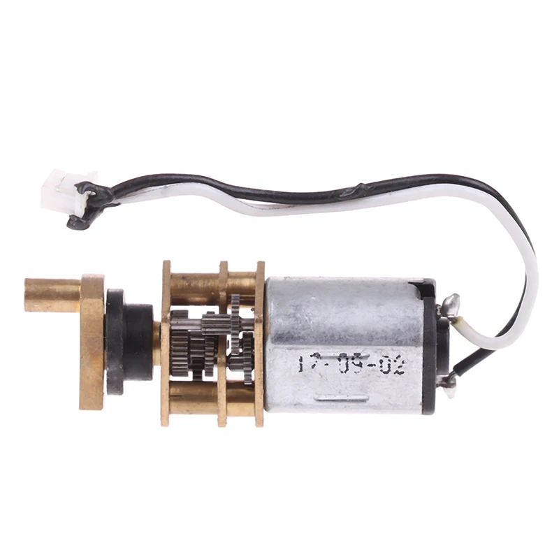 1pc Strong Magnetic N20 Geared Motor with Copper Swing Arm, All Steel Gear Precision Fingerprint Lock Motor DC3V-6V, 30rpm-60rpm
