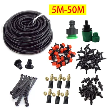 

4/7mm Micro Drop Kits Automatic Garden Watering Micro Sprinklers System Adjustable Drip Irrigation Plant Seeds Water Irrigazione