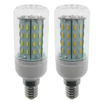 

E14 56LED 4014 SMD White/Warm White Cover Corn Light Lamp Bulb AC110V Exquisitely Designed Durable Gorgeous