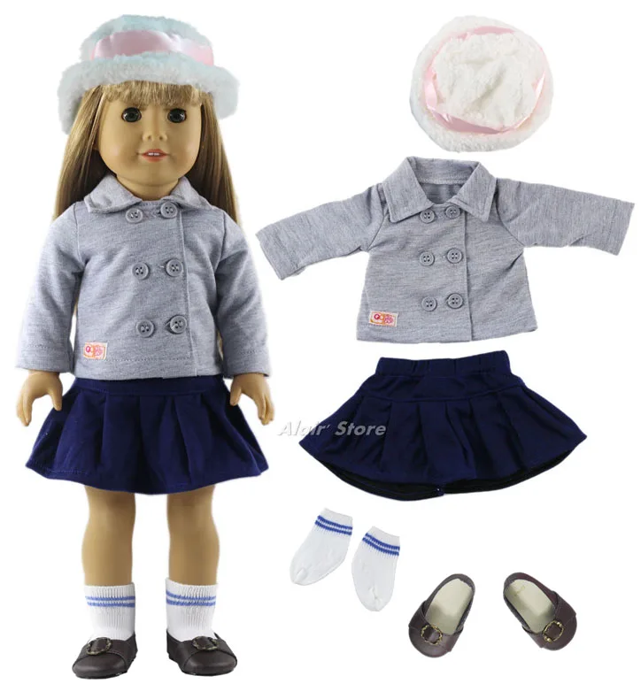 1 комплект повседневная одежда Одежда для кукол 18 дюймов аксессуары A41|doll clothes|outfit