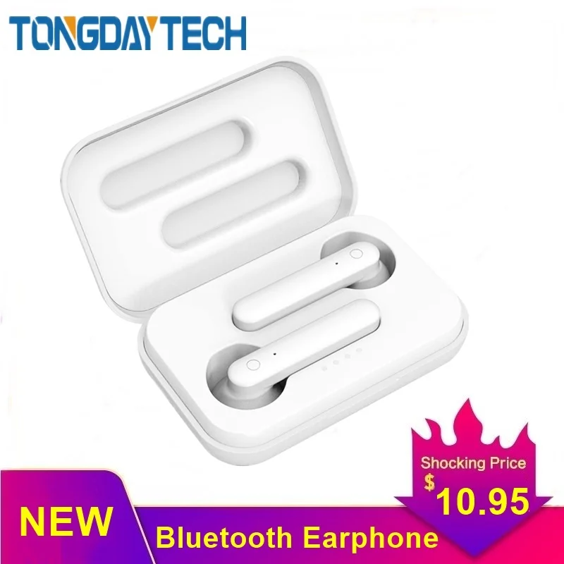 Беспроводные наушники Tongdaytech TWS K88 Bluetooth 5 0 с зарядным устройством|Наушники и