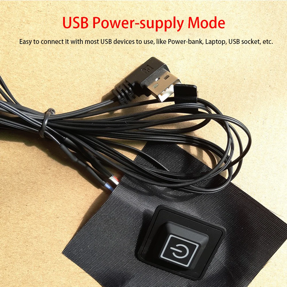 Электрическая грелка с 3 температурными настройками USB грелка для одежды подогреватель для жилета куртка температурный грелка