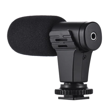 

Universal Mini MIC Microphone Mini Portable Shotgun MIC Video Record Interview Vlogging Microphone for DSLR Cameras Smartphone