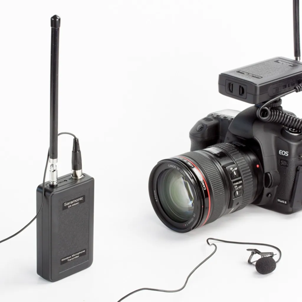 Saramonic SR-WM4C беспроводные ПЕТЛИЧНЫЕ набор микрофонов для смартфонов и DSLR камеры поясной передатчик приемник