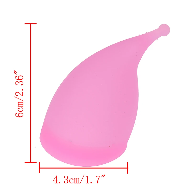 Медицинская силиконовая менструальная чашка Женская гигиена копа менструальная Дамская менструальная чашка медструальная Купа менструель - Цвет: PKS