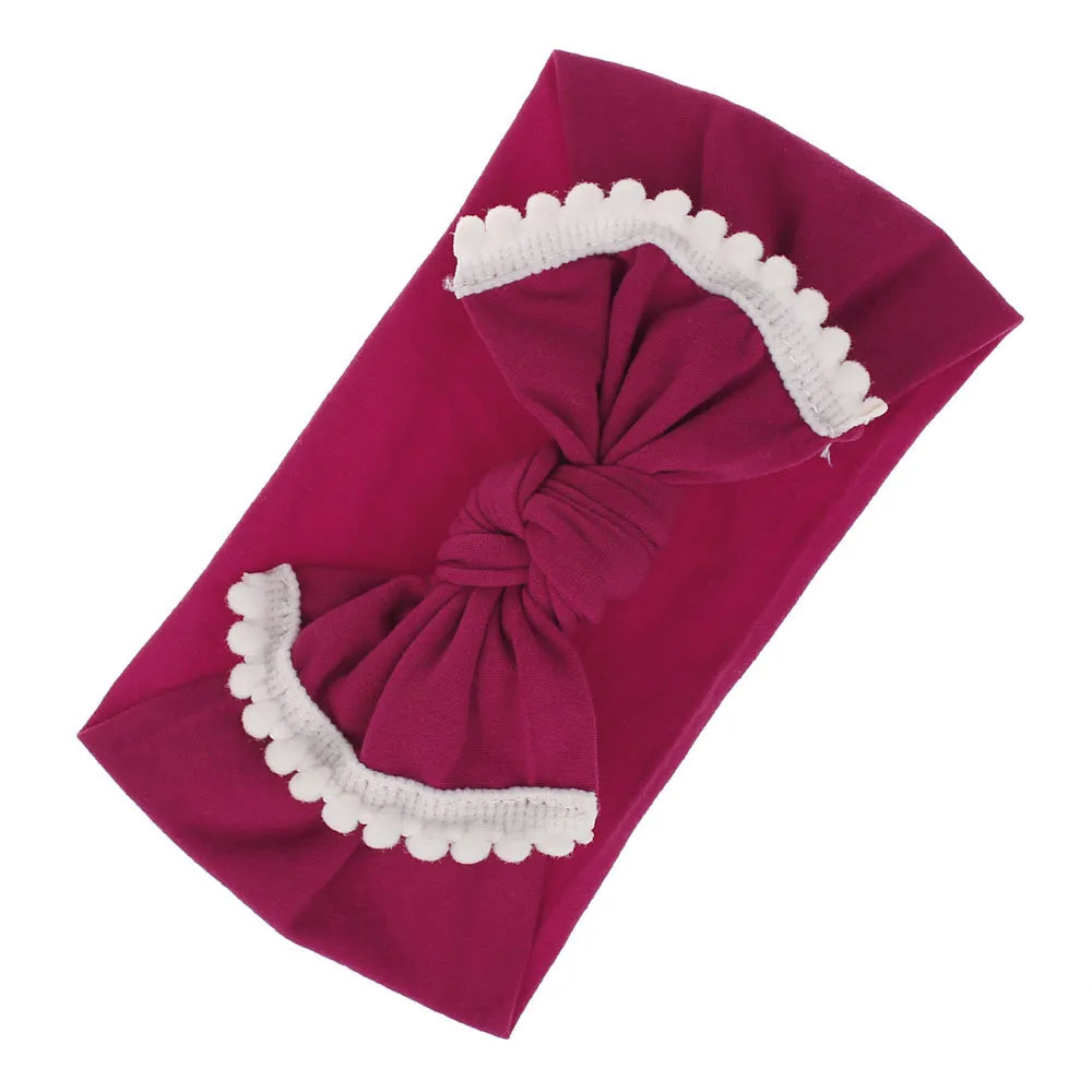 new baby headband Infant hair accessories Baby Toddler Infant Bowknot Headband Stretch Headwear Gift Toddlers headwrap