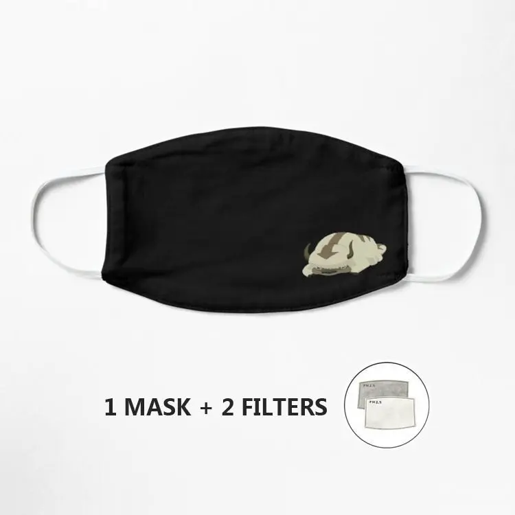 Avatar: The Last Airbender Appa Mask Adjustable Protect Unisex washable mask Mascarilla reutilizable | Аксессуары для одежды