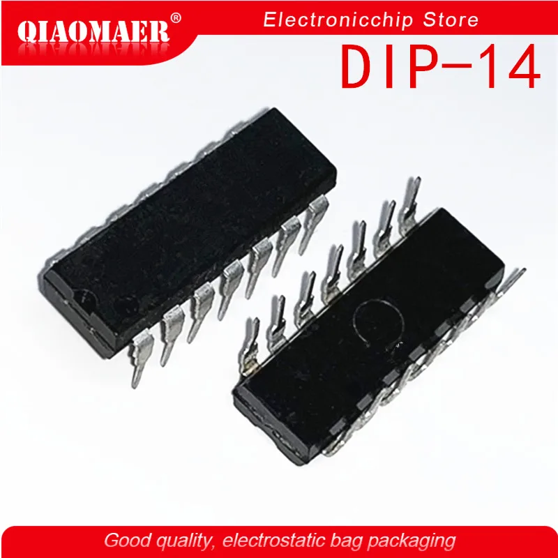 

10pcs/lot SN74HC00N 74HC00 DIP SN74HC00 DIP-14 Integrated circuit IC