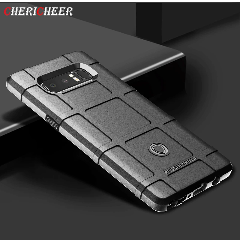 

Rugged Silicone Case For Samsung Galaxy Note 10 Plus Note 9 Note 8 Phone Cases For Samsung S8 S9 S10 Plus Lite S10E Armor Cover