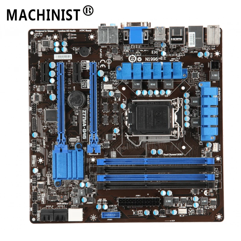 

For MSI Z77MA-G45 Desktop motherboard MB Intel Z77 LGA 1155 micro ATX DDR3 32GB SATA3.0 USB3.0 100% fully Tested Free shipping