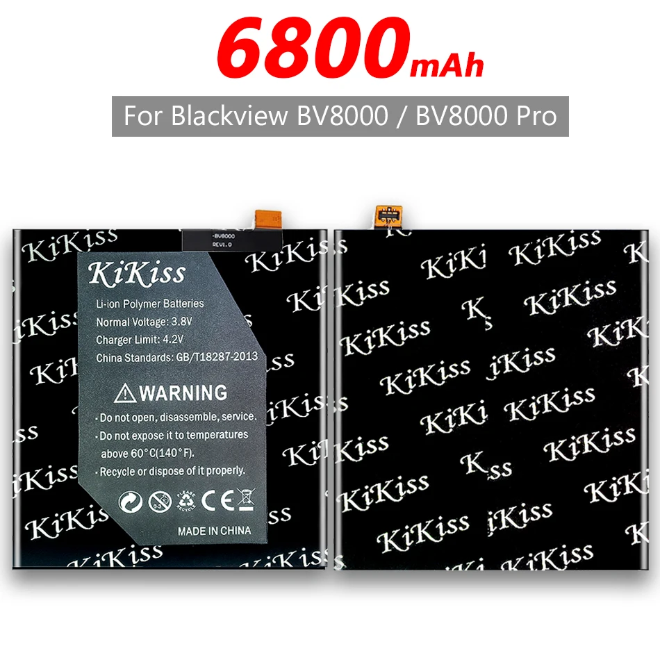 Аккумулятор литий-ионный для телефона Blackview BV8000 / Pro 6800 мАч | Мобильные телефоны и