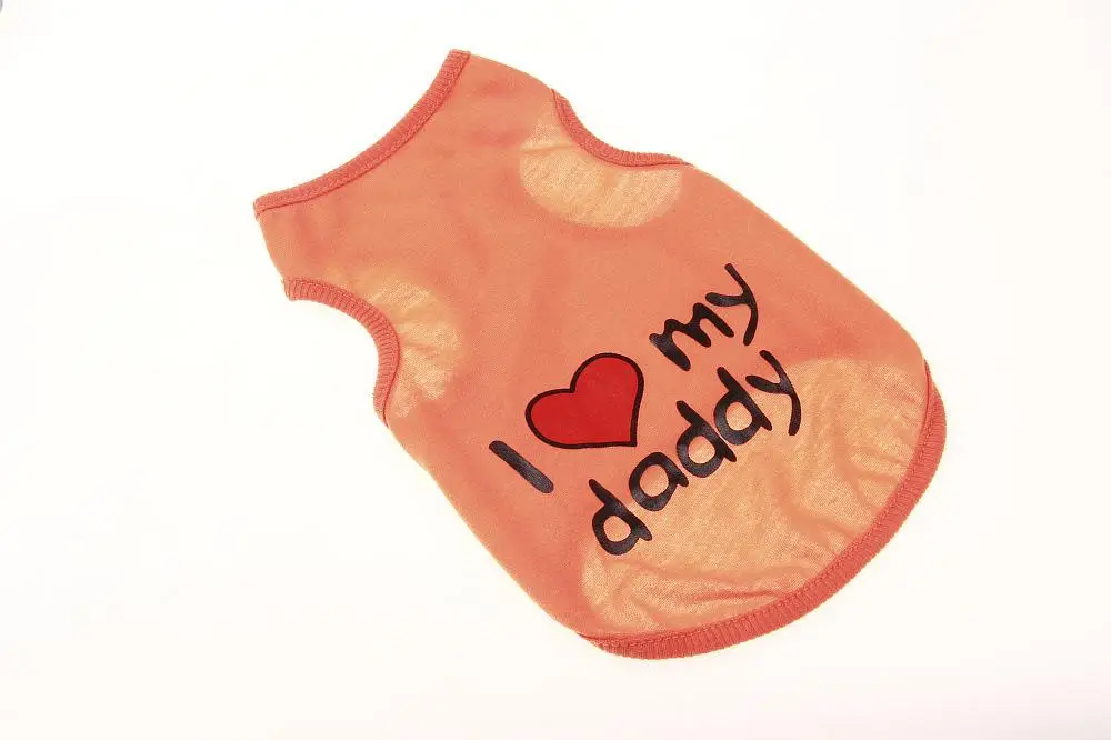 I love my parents T-shirt pet vest (13)