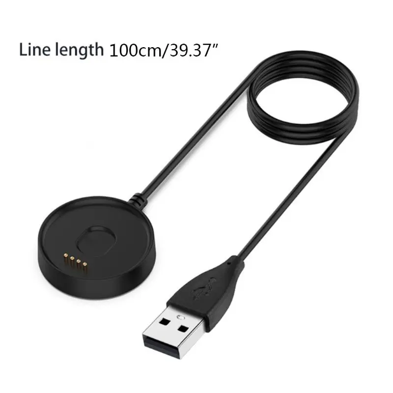 100 см Магнитный линии передачи данных USB док-станция с кабелем для зарядки для Ticwatch S2/E2 часы A5YA