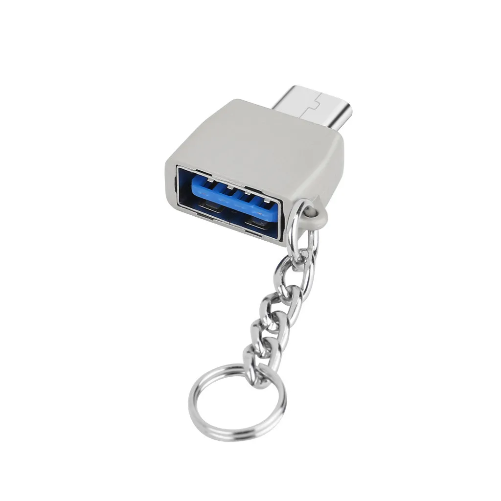 Type-C к Micro USB3.0 данных Мини Портативный зарядный адаптер конвертер адаптер для samsung HUAWEI xiaomi#3