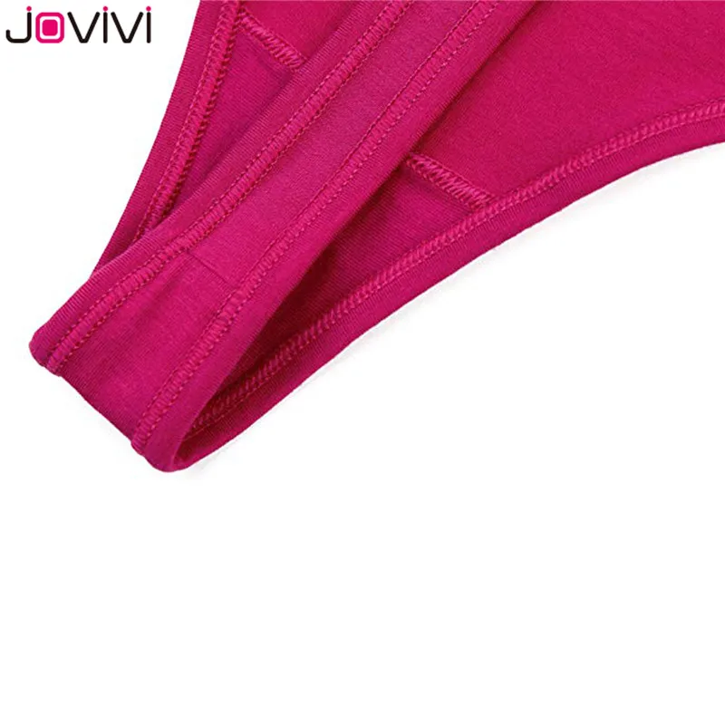 Jovivi, новинка, 3 шт., Женские Бесшовные стринги, Мягкое хлопковое нижнее белье, трусики, белый/серый/синий/розовый/красный цвет, размеры S/M/L, Wingslove, трусики