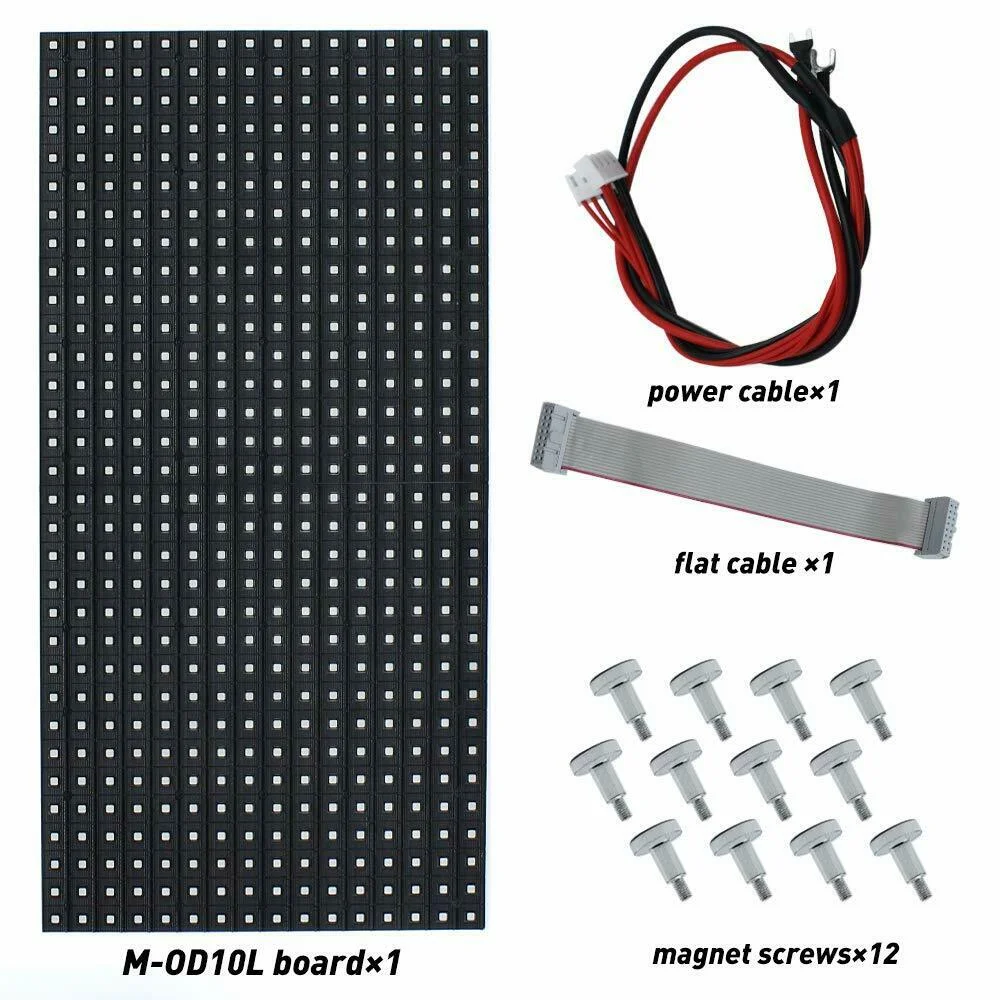 

P10 LED Matrix Module, RGB Digital Pixel Screen 512 dots, 1/2 Scan, 320x160mm