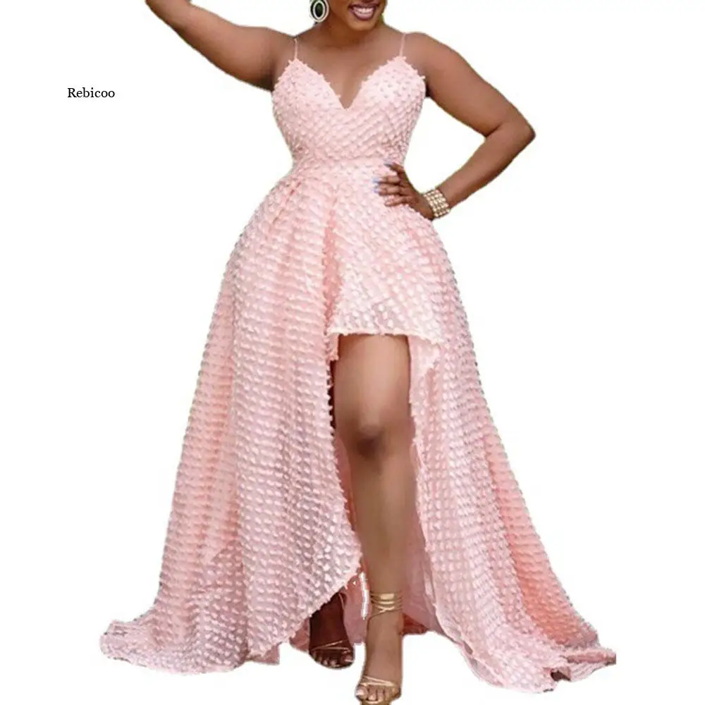 

Women's Dress 5Xl Long High Low Fashion Sundress Date Birthday Sexy Party Backless Dresses Strap Maxi Summer New