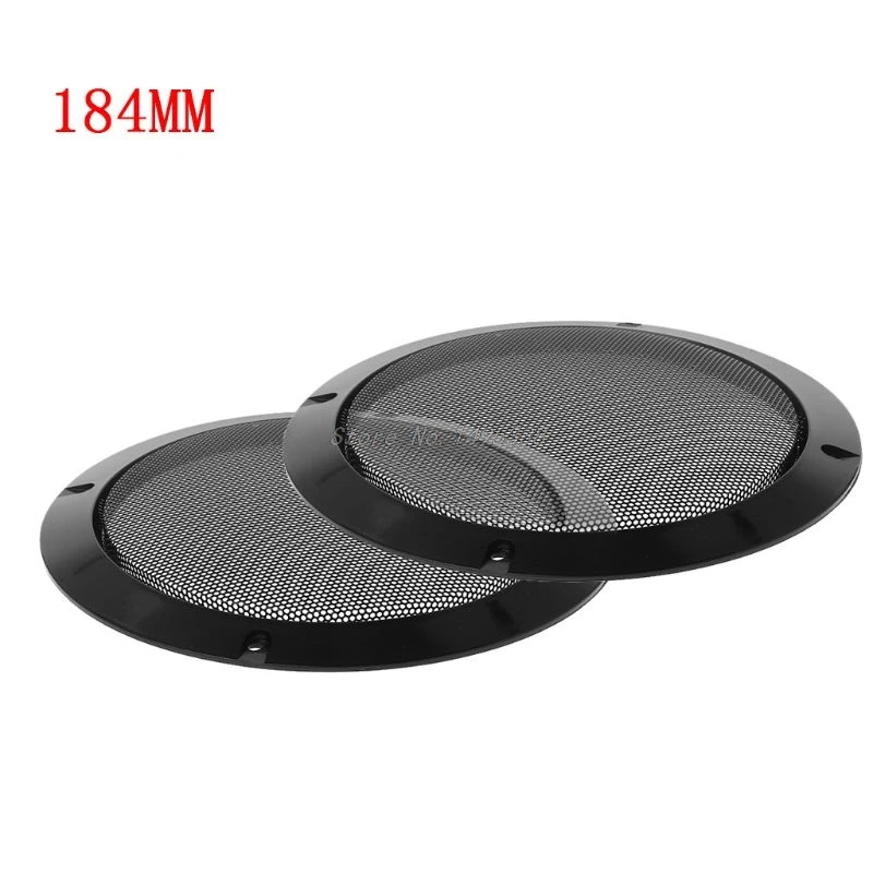 2PCS Black Car Speaker Grill Mesh Enclosure Net Protective Cover DIY Speaker Accessories 4/5/6.5/8/10 inch Whosale&Dropship