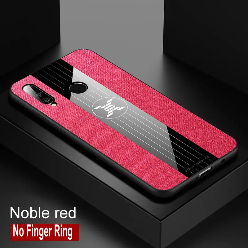 Red No Ring Для huawei Honor 20S Чехол-кольцо держатель Ткань Твердый чехол Мягкая Рамка тканевый чехол для телефона для Honor 20S Русская версия - Цвет: Red No Ring