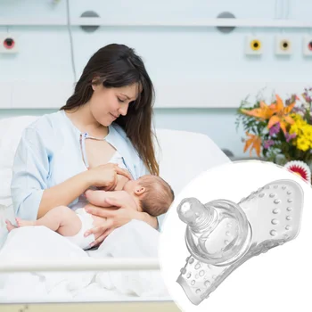 

Anti-bite Suction Breastfeeding Cover Feeding Milk Nipple Silicone Breast Protector for Household Mother Feeding Decoration