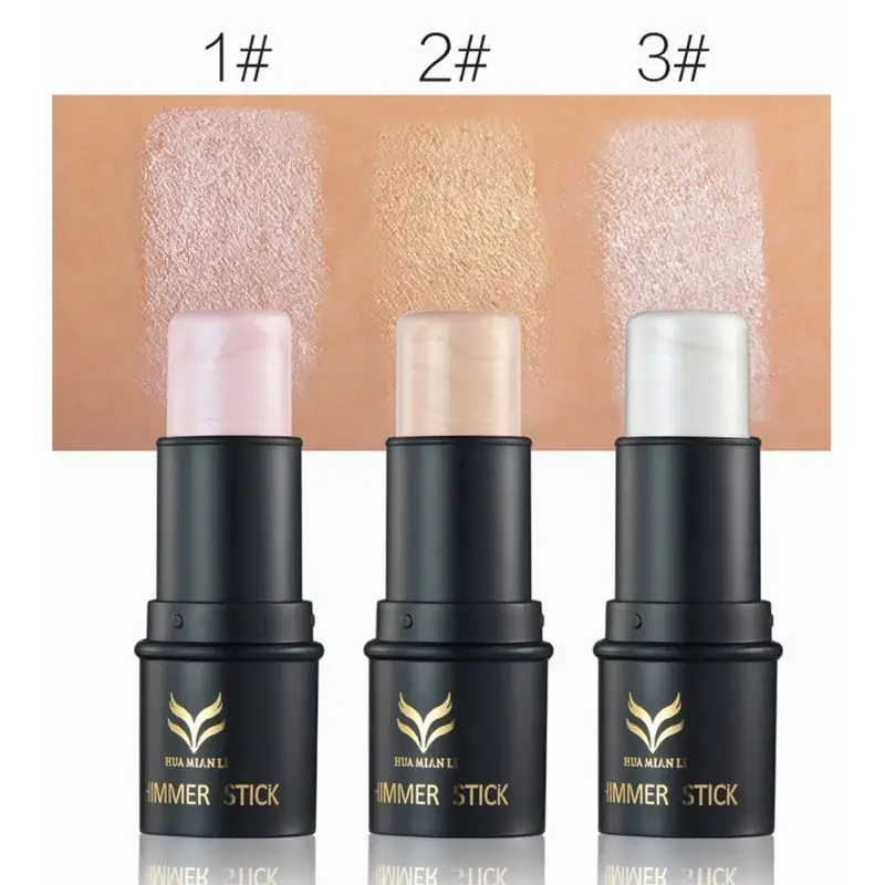 

Useful Face Makeup Highlighter S tick Shimmer Powder Cream Waterproof Silver Light Beauty Contour Bronzing Creams