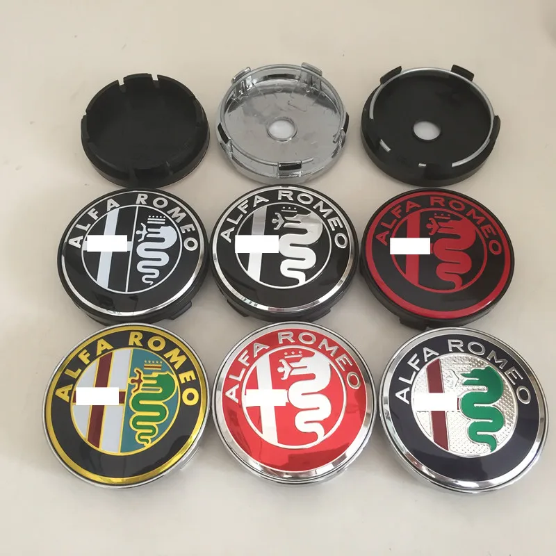Наклейка для кепки Alfa Romeo Центральная втулка колеса автомобиля 4 шт. 56 мм 60